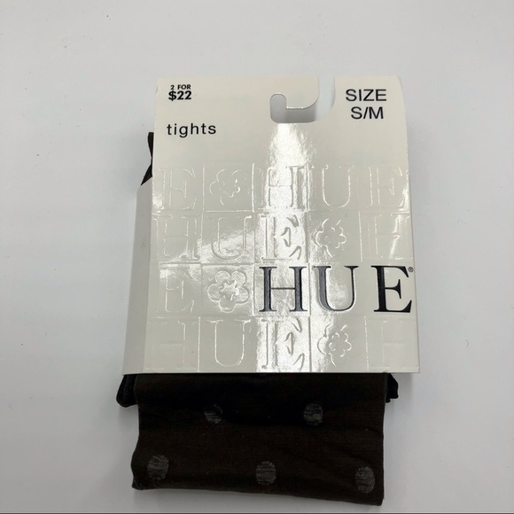 NWT Hue Lightweight Brown w/ Wht  Dots - Picture 3 of 3